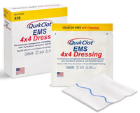 QUIKCLOT Haemostatic EMS Dressing 10 x 10cm Box/10