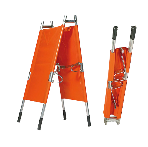 Alloy Single-Fold Emergency Pole Stretcher (folds width ways)