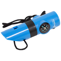 Survival First Aid Whistle (Torch, Whistle, Mirror, Magnifying Glass, Compass)