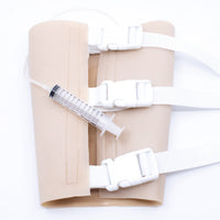 TRAUMASIM Wearable Open Femur Fracture – Upper Leg – w/ Bleeding Capacity