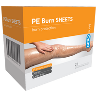 Polyethylene Burn Sheets 60 x 90cm Box/25