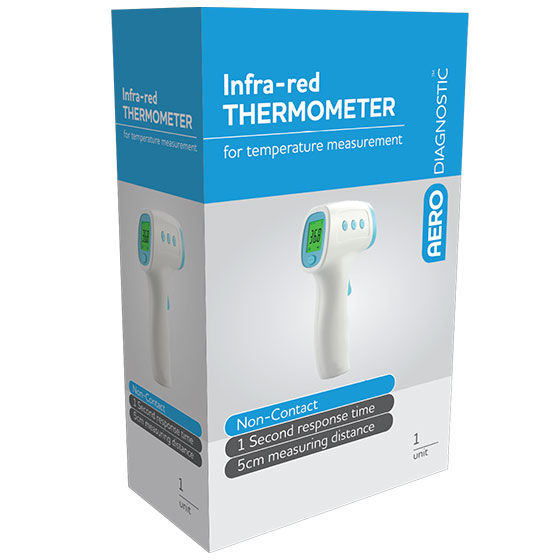 Pistol Grip Infrared Forehead Thermometer