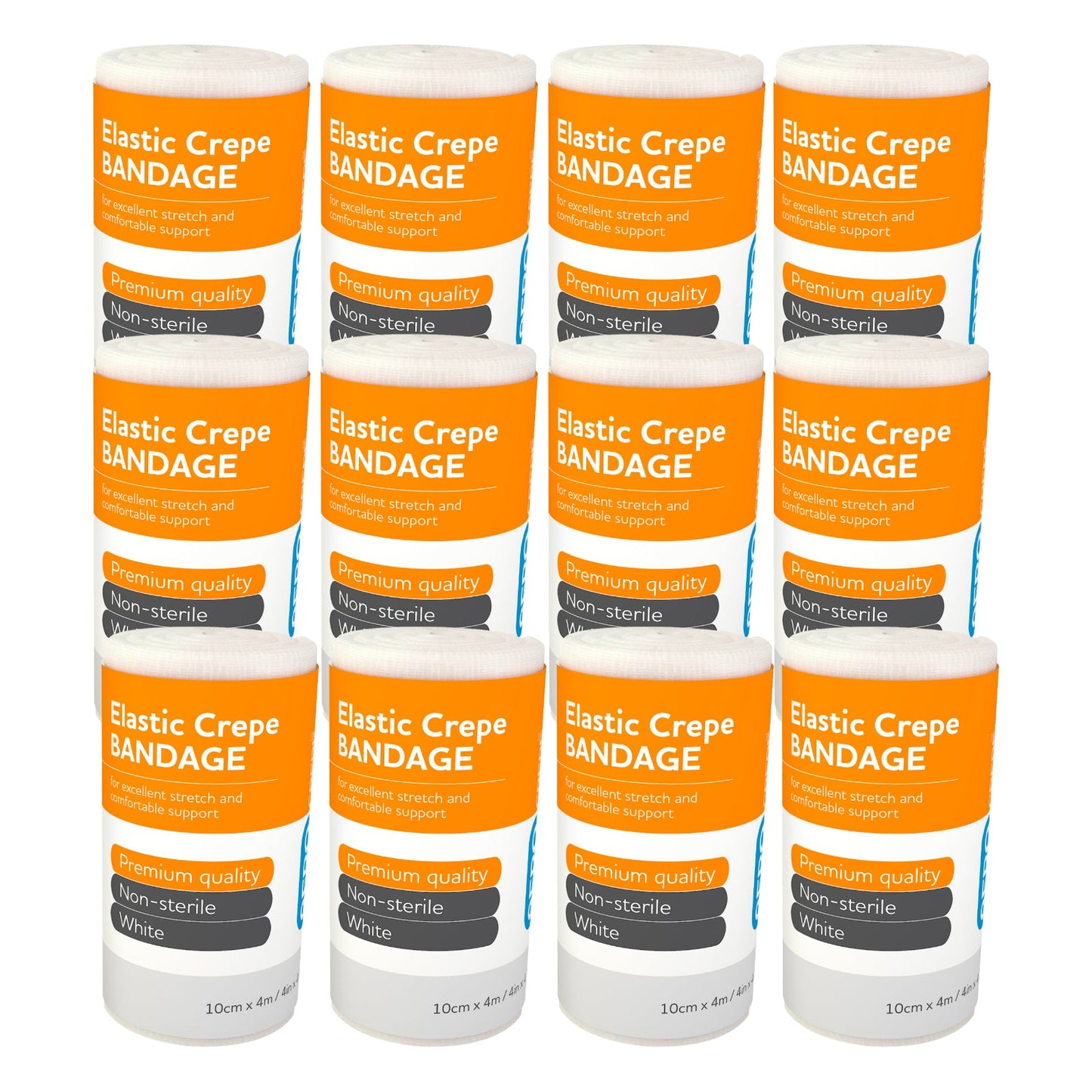 Elastic Crepe Bandage – Pack of 12