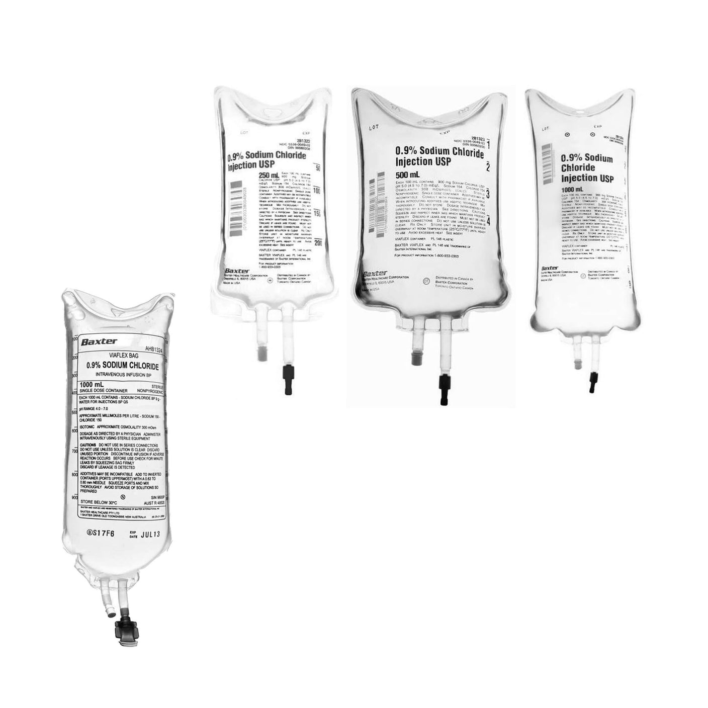 Baxter Sodium Chloride 0.9% IV Solution 1000ML