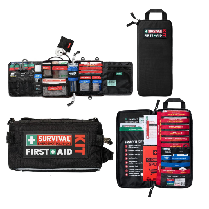 SURVIVAL Vehicle & Slimline First Aid Kit Bundle