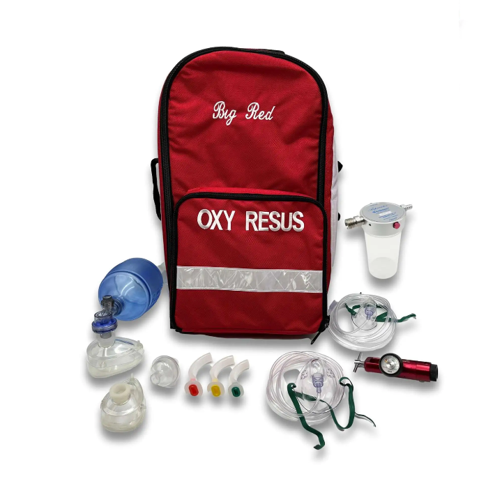 Large Resuscitation Backpack Kit – Red