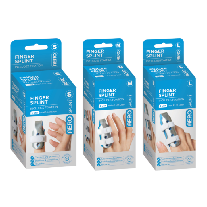 Finger Splint Set – Sizes S, M, L