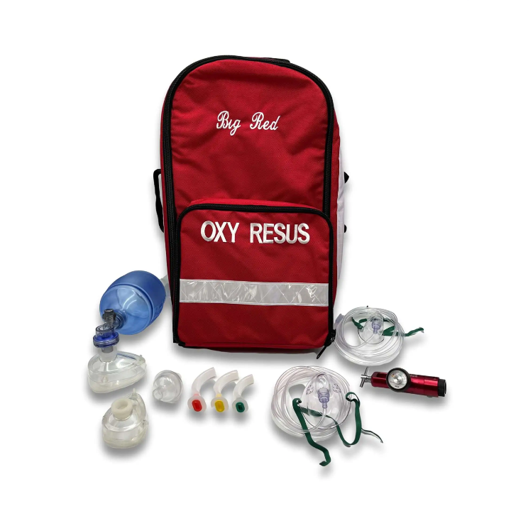 Large Resuscitation Backpack Kit – Red