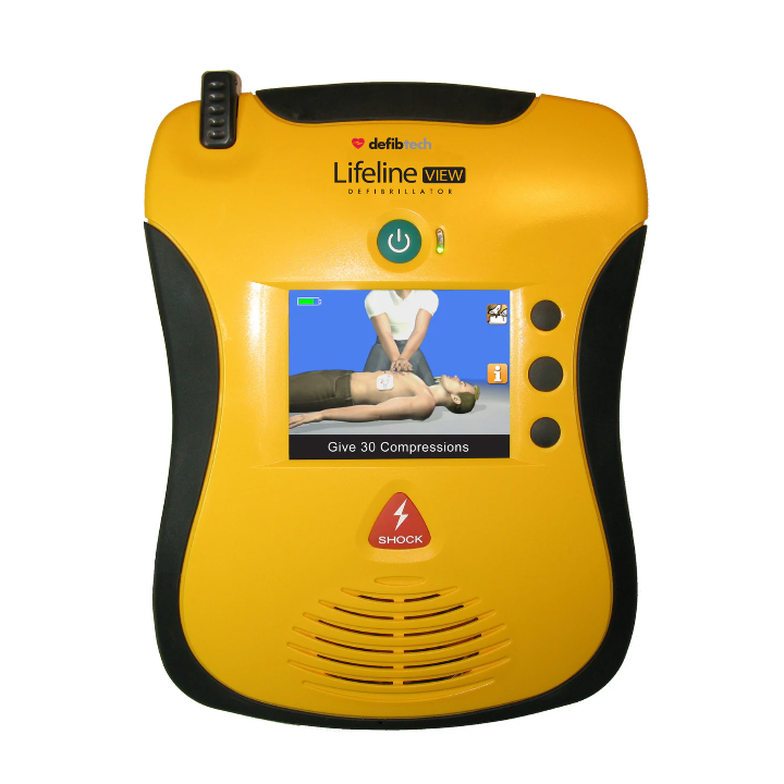 Defibtech Lifeline VIEW AED Defibrillator - Semi Automatic Package