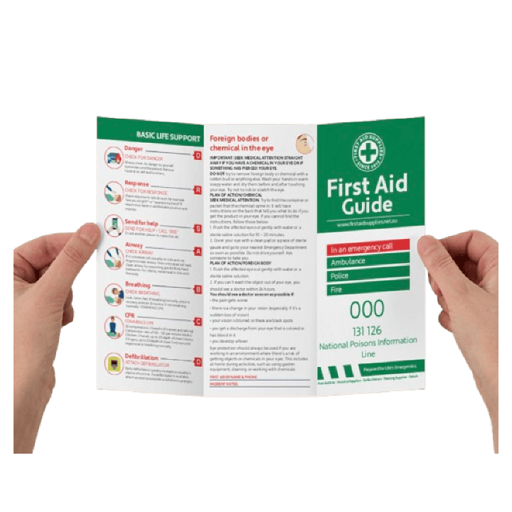 First Aid Leaflet 10/Pk - Green