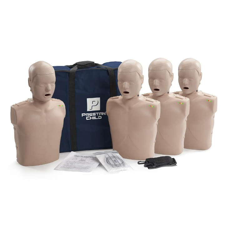PRESTAN Professional Child Manikin with CPR Feedback 4-Pack