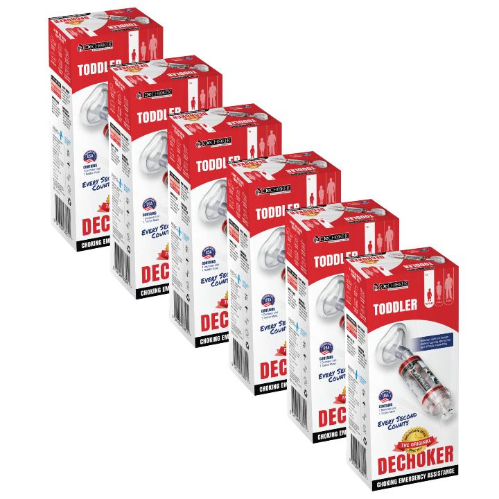 Dechoker Toddler Single Pack - Airway Clearance Device (1-3 Years) - 12 Pack