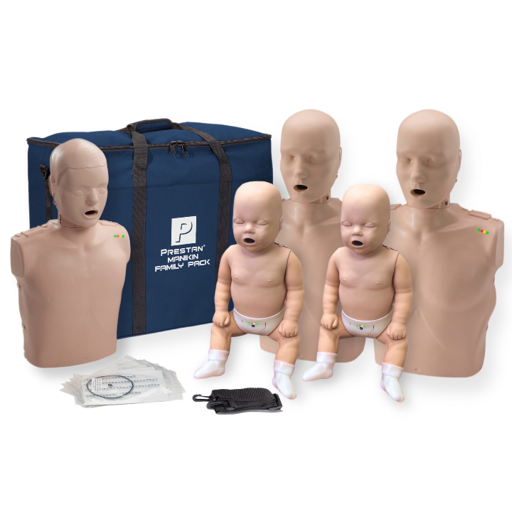 PRESTAN Professional Manikin with CPR Feedback – Family Pack