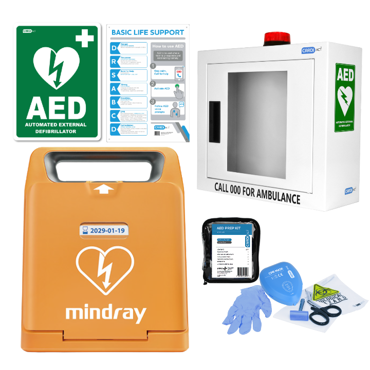MINDRAY C1A Fully-Automatic Defib - With Strobe Cabinet