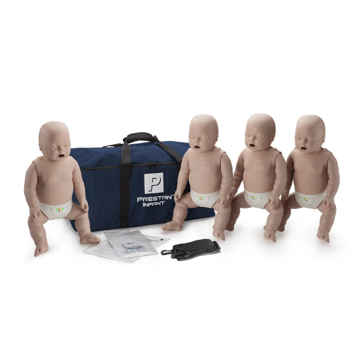 PRESTAN Professional Infant Manikin with CPR Feedback – 4-Pack