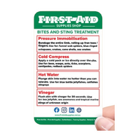 Emergency CPR Essentials Bites & Stings Cards – 250/Pk