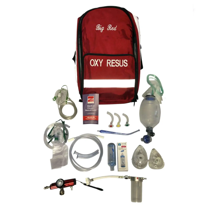 Large Resuscitation Backpack Kit – Red