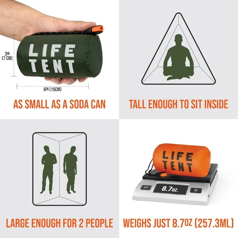 Emergency Survival Shelter Tent 2 Persons