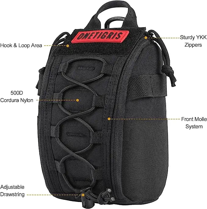 Tactical Speed First Aid Pouch -20cm × 13cm × 7.6cm