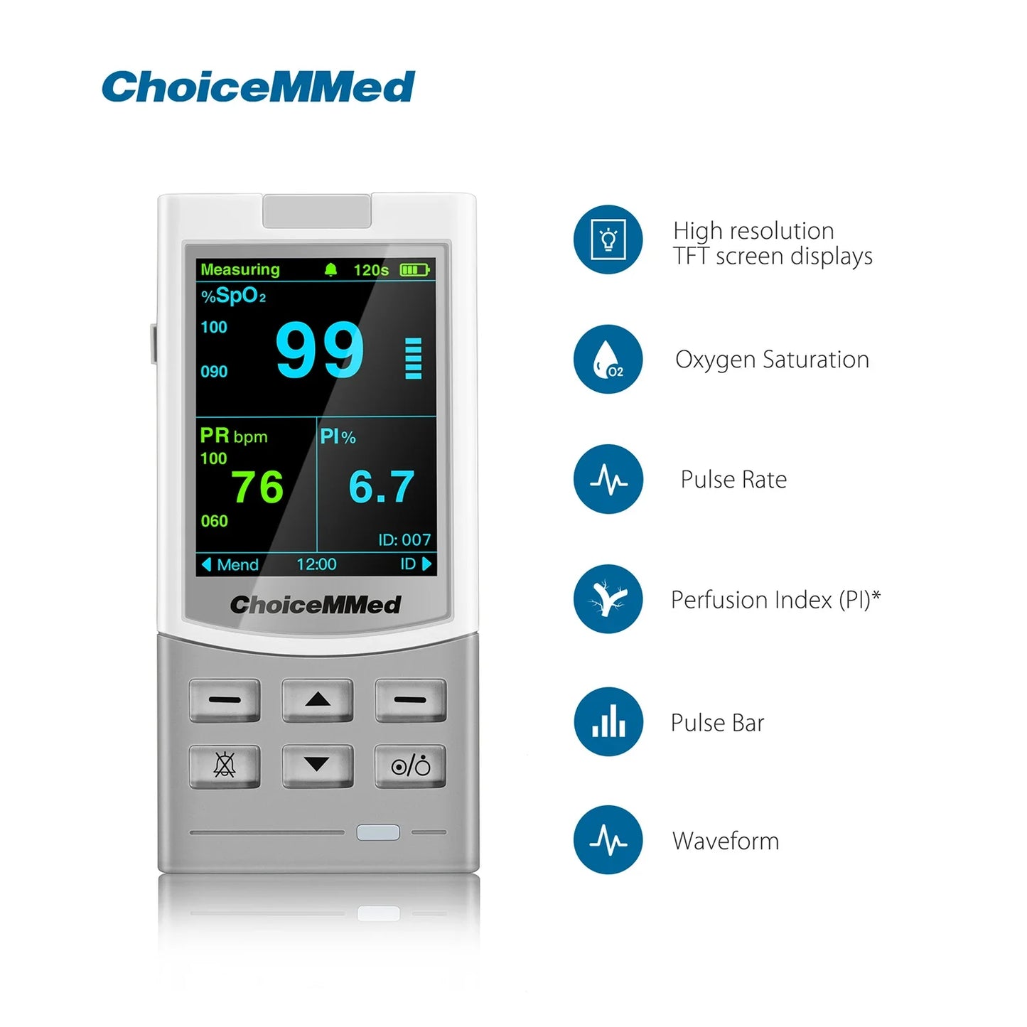ChoiceMMed Handheld Pulse Oximeter