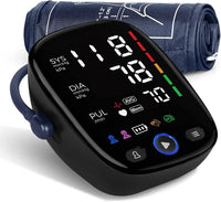Kingclinic Blood Pressure Monitor Upper Arm Automatic BP Cuff Machine with LED