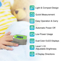 ChoiceMMed Paediatric Fingertip Pulse Oximeter - Frog