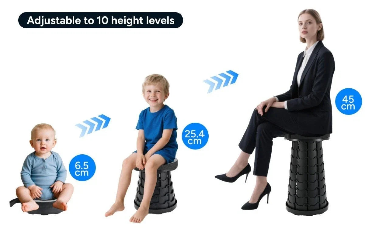 Telescopic Pop-Up Stool