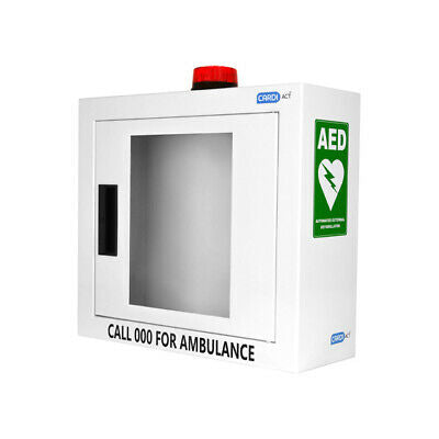 Heartsine 350P Semi Automatic AED Alarmed Cabinet Bundle