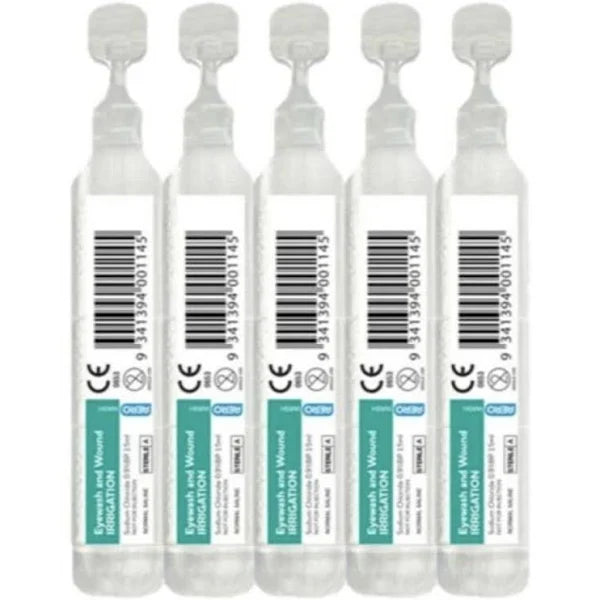 Sodium Chloride Eyewash Ampoule 15ml Box/60