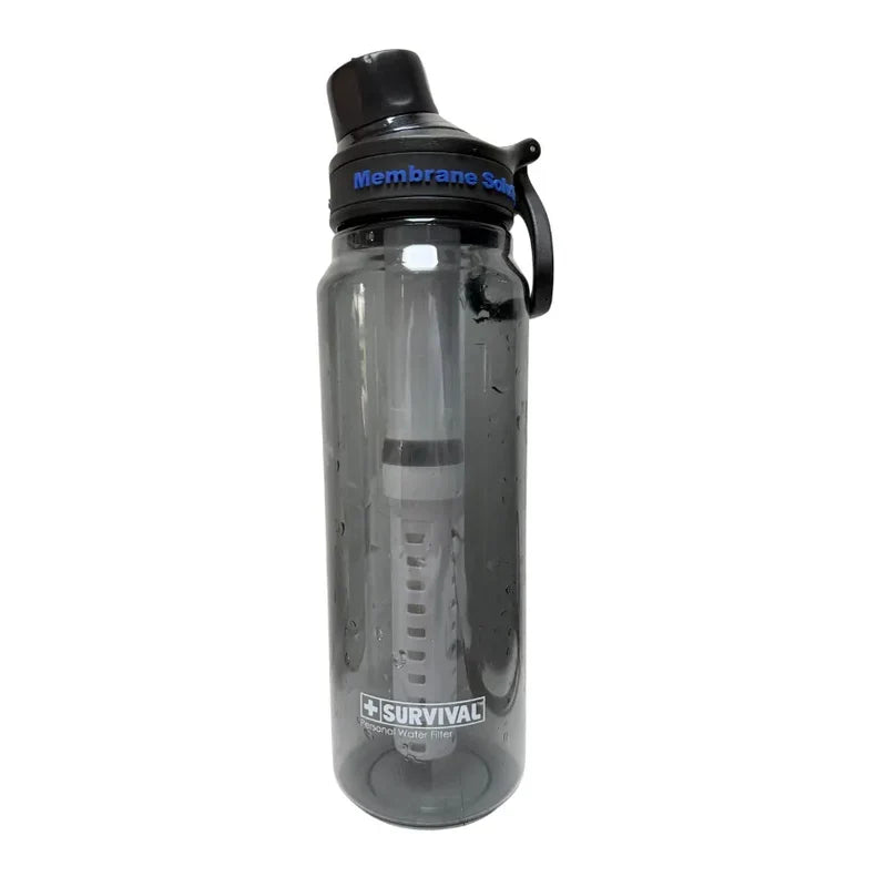 SURVIVAL Water Filter Bottle – 36oz / 1.06L